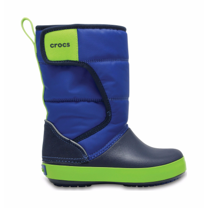 Crocs™ Lodgepoint Snow Boot Kid's Blue Jean/Navy