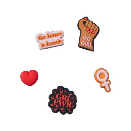 Crocs™ Jibbitz Girl Power Pin Backer 5-Pack 