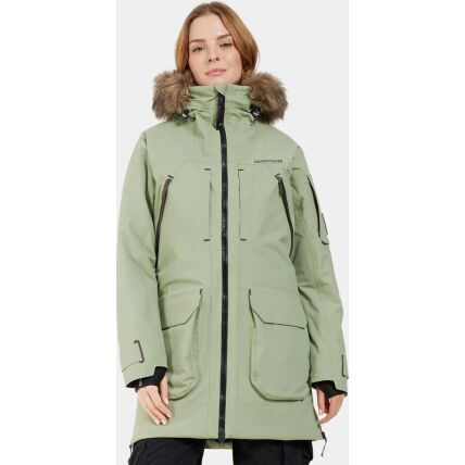DIDRIKSONS CERES WOMEN'S PARKA 2 Light Moss