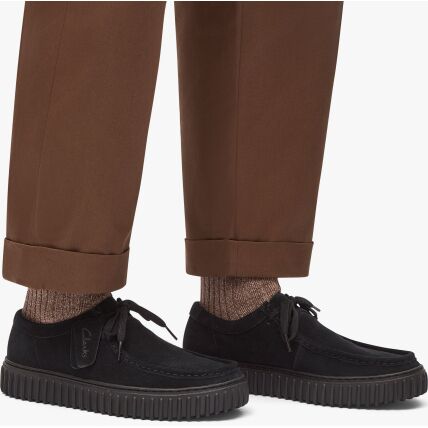 Clarks Torhill Lo Men's Black Suede