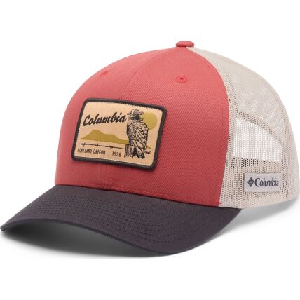 Columbia Mesh Snap Back Washed Red, Shark, Dark Stone, Iron