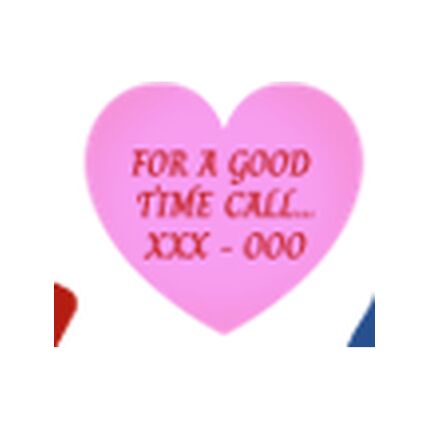 Crocs™ Jibbitz Call For a Good Time Heart 