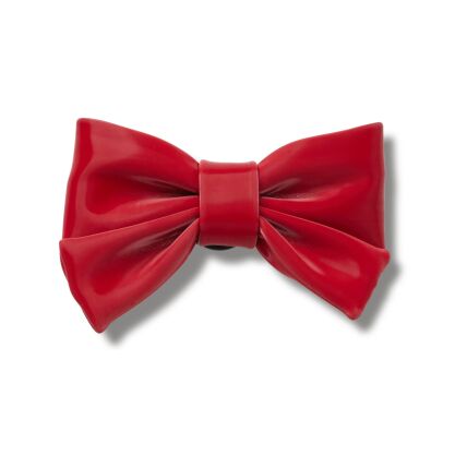 Crocs™ Jibbitz Maroon Bow Dark Romance