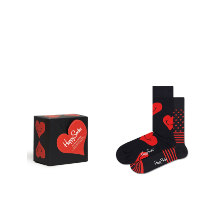 Happy Socks 2-Pack I Heart You Socks Gift Set Multi 9350