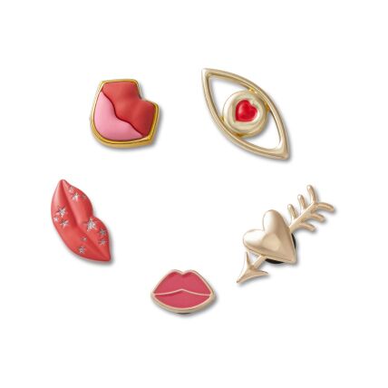 Crocs™ Jibbitz Valentines Lips 5 Pack 