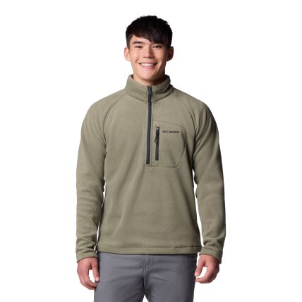 Columbia FAST TREK III HALF ZIP FLEECE Stone Green/ Shark