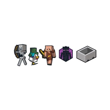 Crocs™ Jibbitz Minecraft 5 Pack 