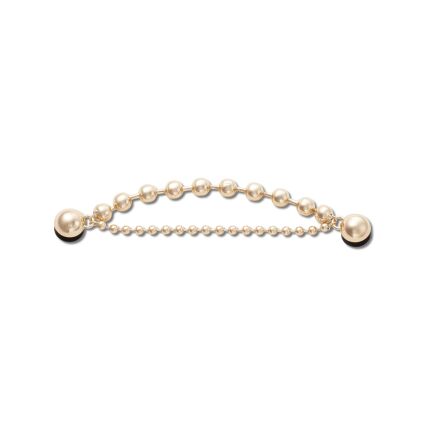 Crocs™ Jibbitz Gold And Crystal Double Chain 