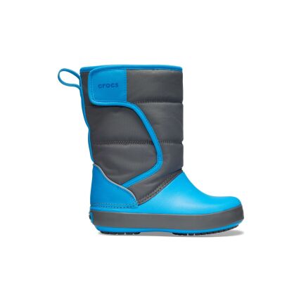 Crocs™ Lodgepoint Snow Boot Kid's Slate Grey/Ocean