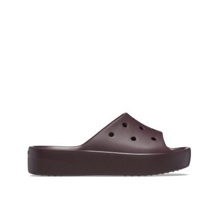Crocs™ Classic Platform Slide Dark Cherry