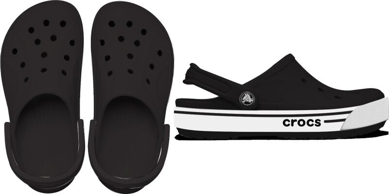 Crocs™ Bayaband Sport Clog Black/White