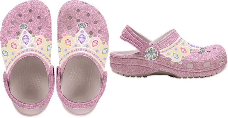 Crocs™ Classic IAM Princess Clog Kid's Pink Milk/Multi