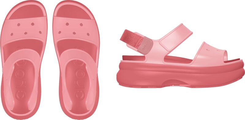 Crocs™ Soho Frosted Y Strap Sandal Guava