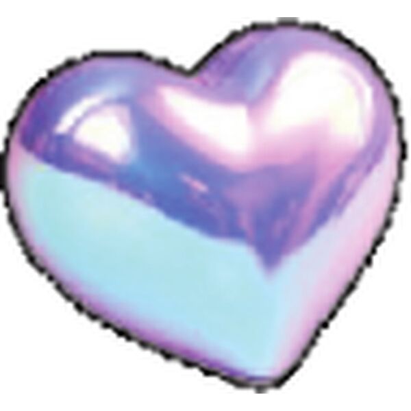 Crocs™ Jibbitz Iridescent Bubble Heart 
