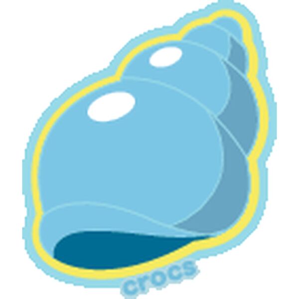 Crocs™ Crocs Jibbitz Blue Cone Seashell 198445376948 