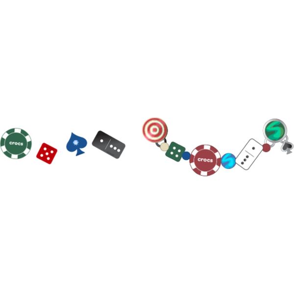 Crocs™ Crocs Jibbitz Game Night 5 Pack 198445377747 
