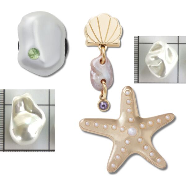 Crocs™ Crocs Jibbitz Gold Sea 5 Pack 198445377976 