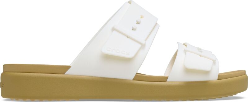 Crocs™ Brooklyn Buckle Low Chalk/Tan