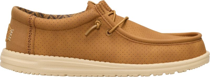 HEYDUDE Wally Perf Classic Men's Bone Brown/Boulder Tan