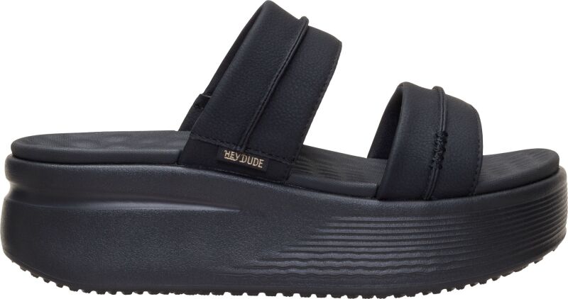 HEYDUDE Austin Slide Classic Women's Black/Black