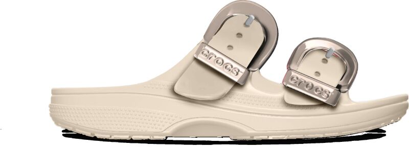 Crocs™ Saturday Enamel Buckle Sandal Women's Frappe