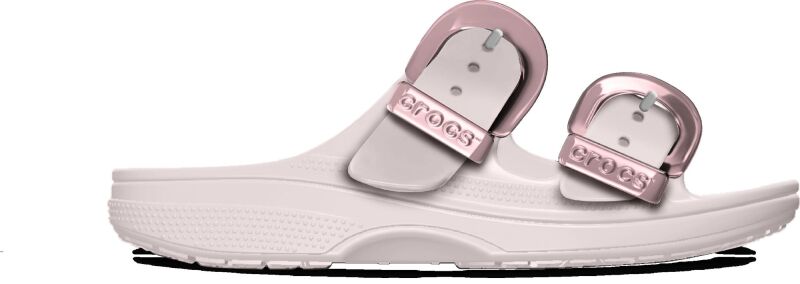 Crocs™ Saturday Enamel Buckle Sandal Women's Bubble Ice