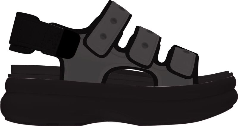 Crocs™ Soho Frosted Sport Sandal Women's Black