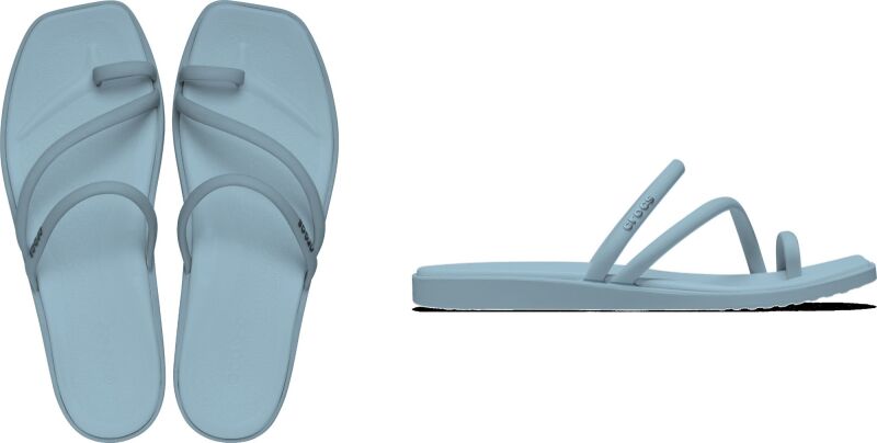 Crocs™ Miami Jelly Toe Loop Sandal Women's Sky Blue Jelly