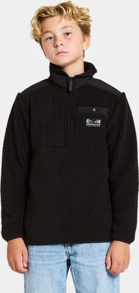 Didriksons Exa Kids' Half-Zip Black