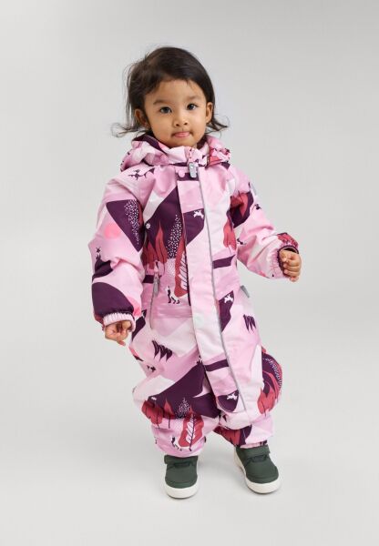 REIMA ReimaTec Waterproof Winter Overall Puhuri 5100116B Grey Pink 4501