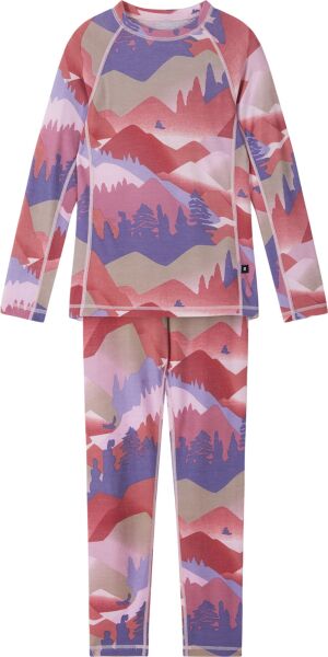 REIMA Wool Base Layer Set Taitoa 5200030D Grey Pink 4504