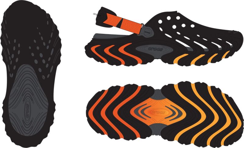 Crocs™ Echo II Clog Orange Burst