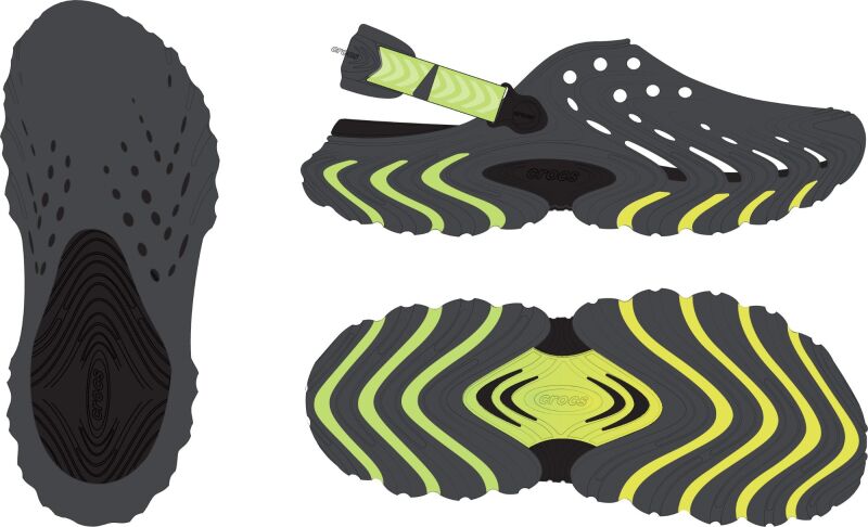 Crocs™ Echo II Clog Green Burst