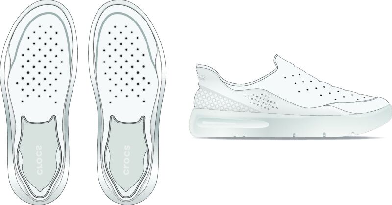 Crocs™ InMotion No Hands Slip On Men's White