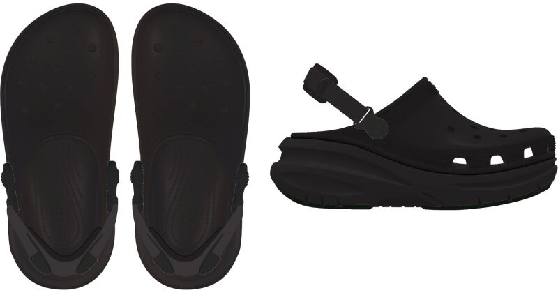 Crocs™ New Crush Clog Black