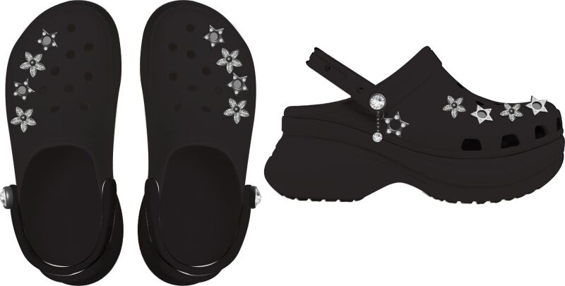 Crocs™ Bae Edgy Beading Clog Women's Black