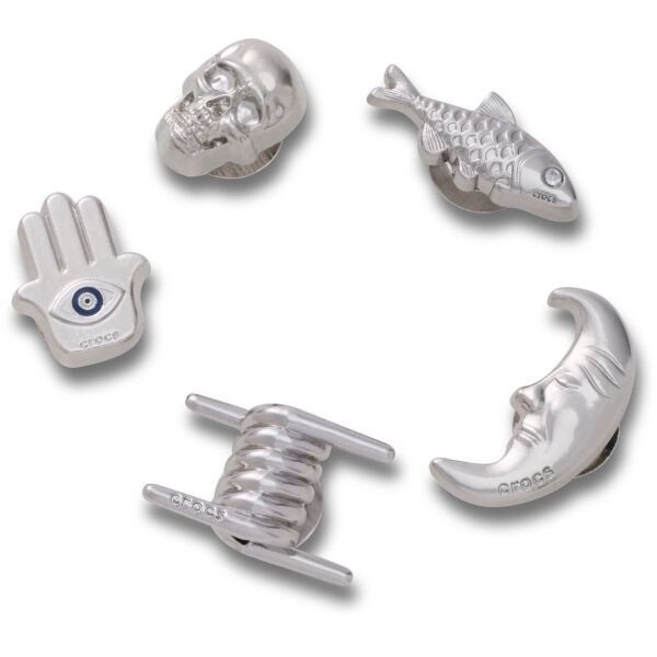 Crocs™ Jibbitz Silver Junk Drawer 5 Pack 