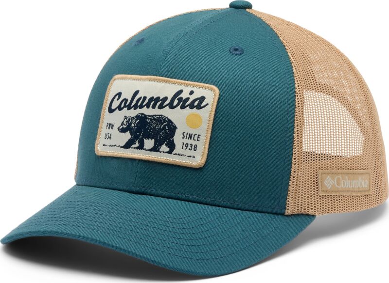 Columbia Mesh Snap Back Everblue, PNW Bear