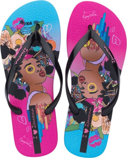 Ipanema Graffiti V Fem Pink/Black/Blue