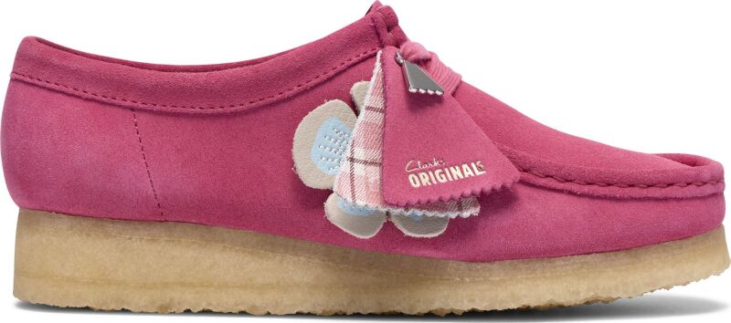 Clarks Wallabee Shoes Women's Pink Interest