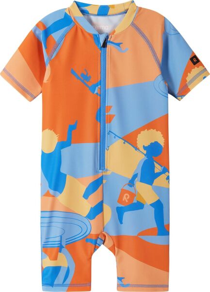 REIMA Toddler' UPF 50+ Swimsuit Atlantti 5200131B Orange
