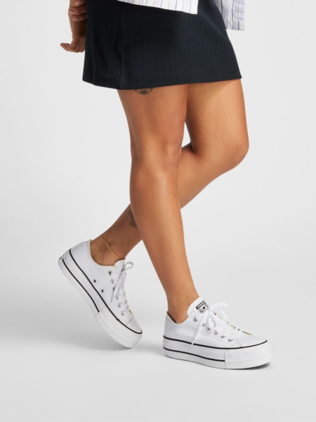 Converse Ctas Lift Ox White/Black/White