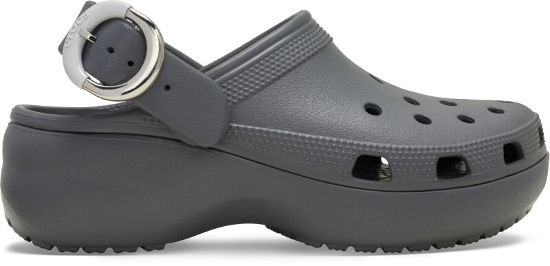 Crocs™ Classic Platform Buckle Clog Women's Carbon