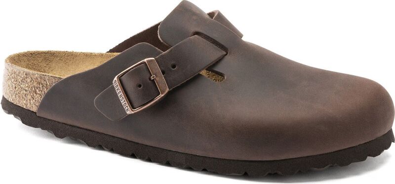 Birkenstock Boston Oiled Leather Regular Habana