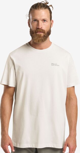 Jack Wolfskin Essential T-Shirt Men's Cotton White